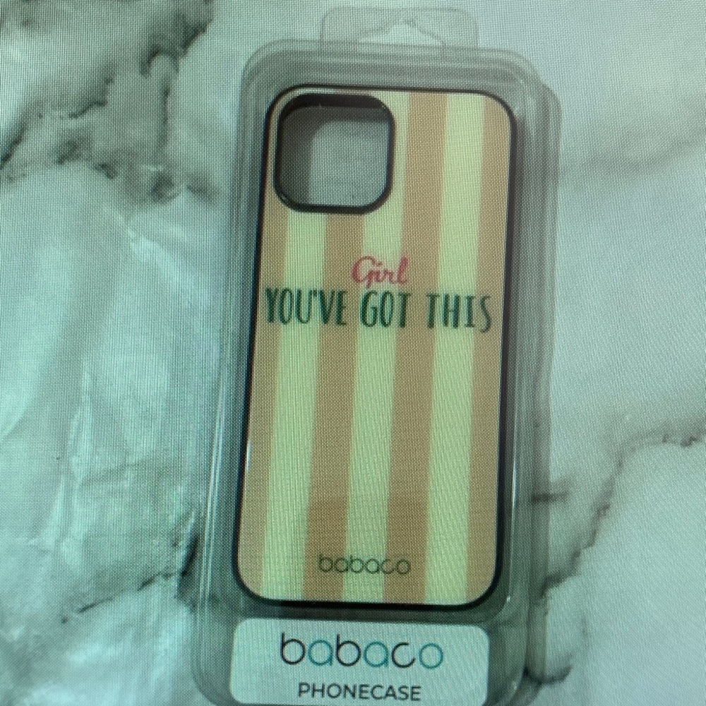 Tan and Black Inspirational Phone Case